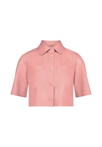 Vera Mont - Lederjacke kurzarm - Ash Rose