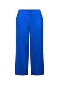 BETTY BARCLAY - Leinenhose unifarben - Adria Blue