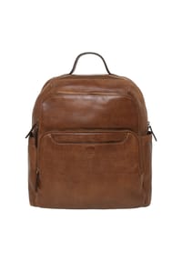 GALERIA OHARA FS26 - Rucksack, Leder, Laptopfach - MID TAN