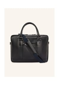 BUCKLE & SEAM Everest - Everett Aktentasche Leder 38 cm Laptopfach - anthrazit