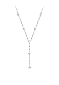 elli. - Halskette Y-Kette Mit 925 Silber, Mit Kristallen Von Swarovski® - Gold