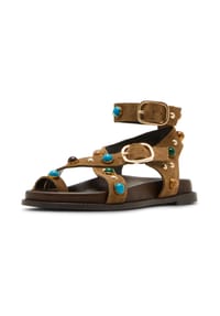 STEVE MADDEN - Veloursleder Sandalen - Taupe