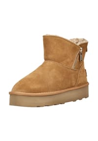 s.Oliver - Leder Stiefelette - Cognac