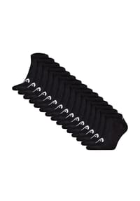 HEAD® - Unisex Sneaker Socken, 15er Pack - ELEMENTS ALL SPORTS SNEAKER ECOM, Kurzsocken, einfarbig - Schwarz