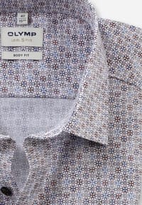 Olymp Body Fit Camicia Level 5 Crema Bianca Unicolore 609064 20