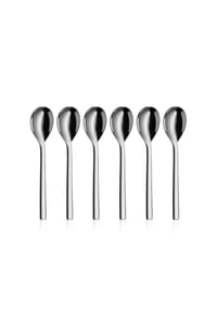 WMF Kaffeebecherlöffel, 6er Pack - Nuova - SILBER