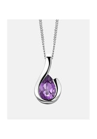 Diamant L'eternel - Halskette mit Amethyst, 375 Weißgold - white gold