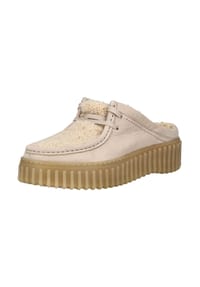 CLARKS® - Leder Pantoletten - Sand