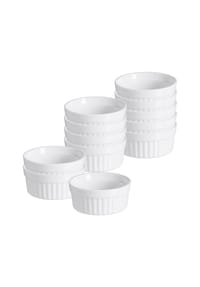 Ritzenhoff & Breker Auflaufformen Bianco ø 11 cm 12er Set weiß - BIANCO - 