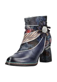 LAURA VITA® - Leder/Textil Stiefelette - Blau