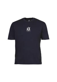 ARMANI EXCHANGE - Herren T-Shirt - Rundhals, Kurzarm, Logo Stickerei, Baumwolle - Beige