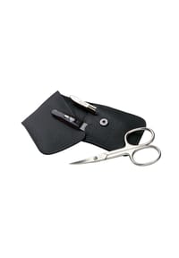 Erbe SOLINGEN® SIENA - Manicure Taschenetui, 3-tlg. - SCHWARZ