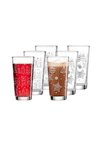 Ritzenhoff & Breker Trinkgläser Winter Xmas 380 ml 6er Set transparent - WINTER - transparent