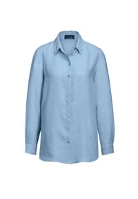 GOLDNER - Bequeme Damen Businessbluse - baummoos