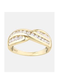 VANLERÉ - Eternity Ring, mit Zirkonia, 375 Gelbgold - gold