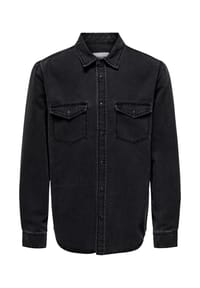 ONLY & SONS - Jeanshemd Bane - Blue denim