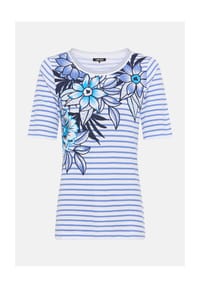 olsen - Shirt, Baumwolle, für Damen - 40297 BAY BLUE