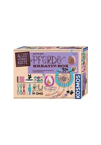 KOSMOS - Pferde Kreativbox, Bastelbox, Bastel Set, Pferde Deko, Bastelkoffer - 