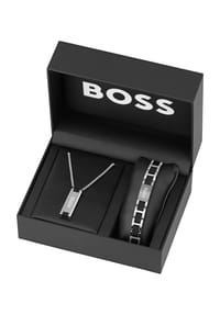 BOSS Herren Schmuck-Set, Edelstahl