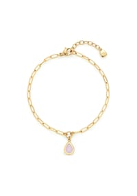 LEONARDO - Damen Armband "Rosy", Edelstahl - GOLD