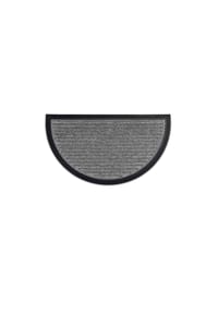 ASTRA ® - Fußmatte für Innen & Außen BORDER HALBRUND - Grau - 40 x 70 cm