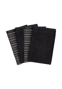 ROSS® 2 X Geschirr- 2 X Küchentuch im Set Premium - Premium - Anthrazit