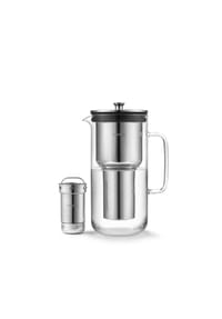 aarke - Wasserfilterkaraffe - BLACK/STEEL