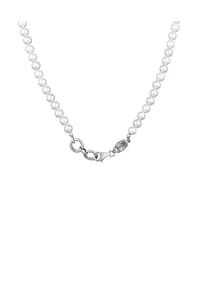 HAZE & GLORY - Halskette Muschelperle Organic Beads 925 Silber - Silber