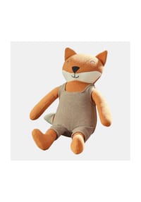 LOBERON - Kuscheltier Fuzzlin orange/grau - orange/grau