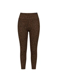 SMILODOX - Capri Leggings Velvara - Braun Leo