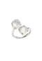 jamelli Ring 925/- Sterling Silber 2 Mondstein Bild 1