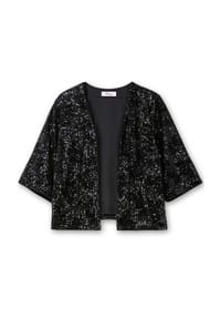 sheego - Blusenjacke - schwarz