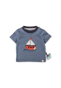 sigikid® - T-Shirt Happy Holiday ,  für Babys - blau