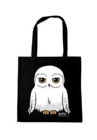 LOGOSHIRT® - Tote-Bag Harry Potter - Hedwig - black