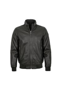 bugatti - Bugatti - Herren Lederjacke Lammnappa Blouson schwarz - schwarz