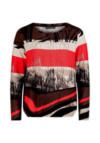 BETTY BARCLAY - Shirt, für Damen - 4890 RED/BLACK