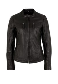 7eleven - Lederjacke Naomi in trendiger Optik - anthra