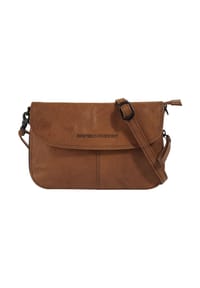 SPIKES & SPARROW® - Umhängetasche Echt Leder - cognac