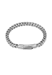 TRUE REBELS - Herren Armband aus Edelstahl in silber - silber