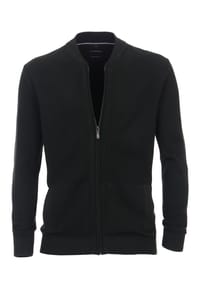 CASAMODA - Herren Strickjacke uni - Dunkelgrün