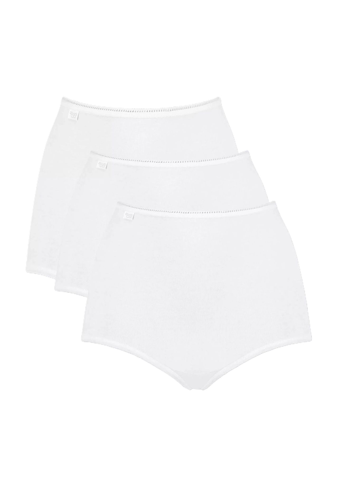 Sloggi 24/7 Cotton Maxi-Slip 3Er-Pack Spitzen-Bordüre Für Damen Weiß in Größe 50 - Bild 7