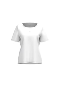 JOOP! - Damen T-Shirt mit Logo-Print - Cosy, Kurzarm, Rundhals, Cotton Stretch - Blau