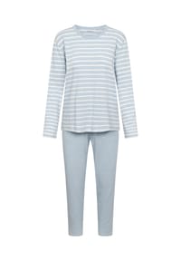 RÖSCH - Schlafanzug, Tunnelzug, für Damen - 16080 RINGLET BLUE