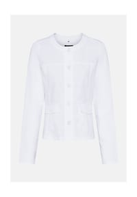 olsen - Jerseyjacke, Pattentaschen, für Damen - 10000 WHITE