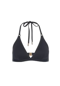 JOOP! - Triangel-Bikini-Top Solid Gold Deco - schwarz