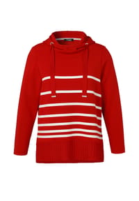 frapp - Sweatshirt in Große Größen - black / offwhite