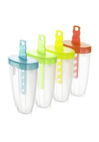 rotho Eisformen-Set, 4-teilig, je 75 ml - WAVE - transparent/bunt