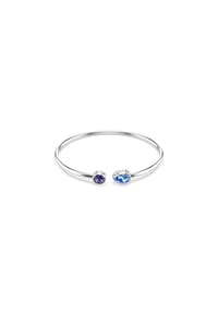 SWAROVSKI CHROMA - Damen Armspange, Edelstahl - SILBER