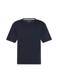 TOM TAILOR - Schlafanzug-Oberteil, Baumwolle, für Herren - 630 BLAU-DUNKEL-U