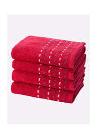 Witt - 4-tlg. Handtuch-Sparset - anthrazit